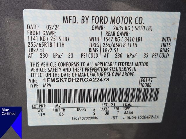 2024 Ford Explorer XLT