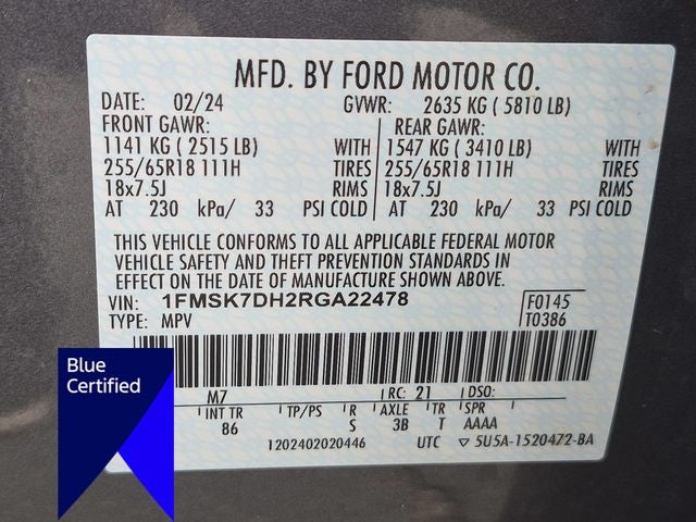 2024 Ford Explorer XLT