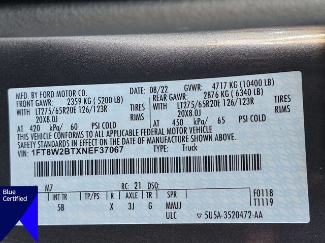 2022 Ford F-250SD Lariat