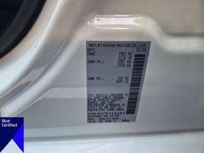 2026 Nissan Altima 2.5 SR
