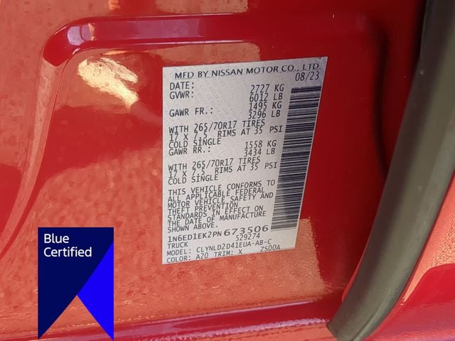 2023 Nissan Frontier PRO-4X