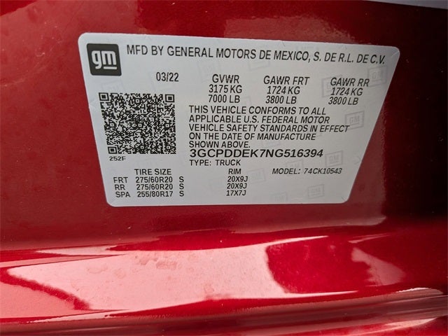 2022 Chevrolet Silverado 1500 LT LT1