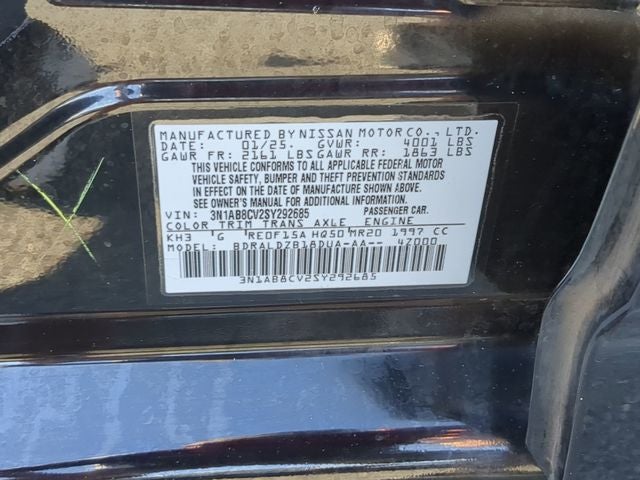 2025 Nissan Sentra SV