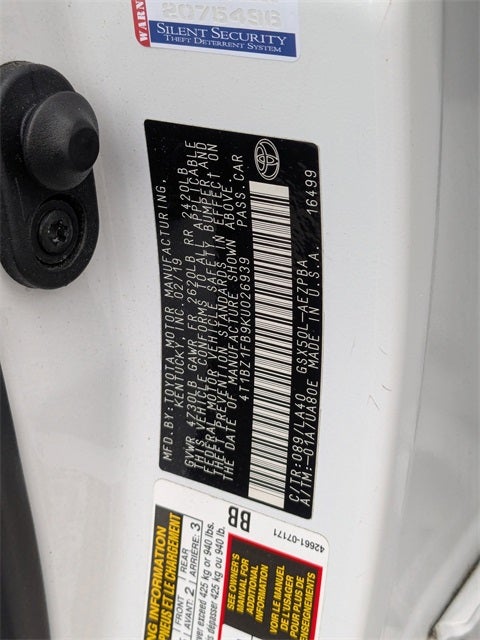 2019 Toyota Avalon Limited