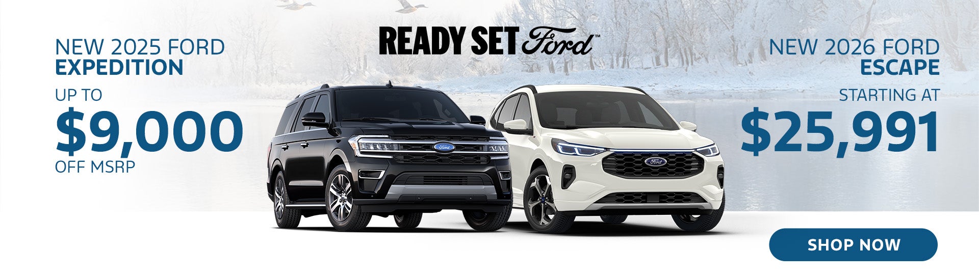 New 2025 Ford Expedition Up to $9,000 OFF MSRP 2026 Escape