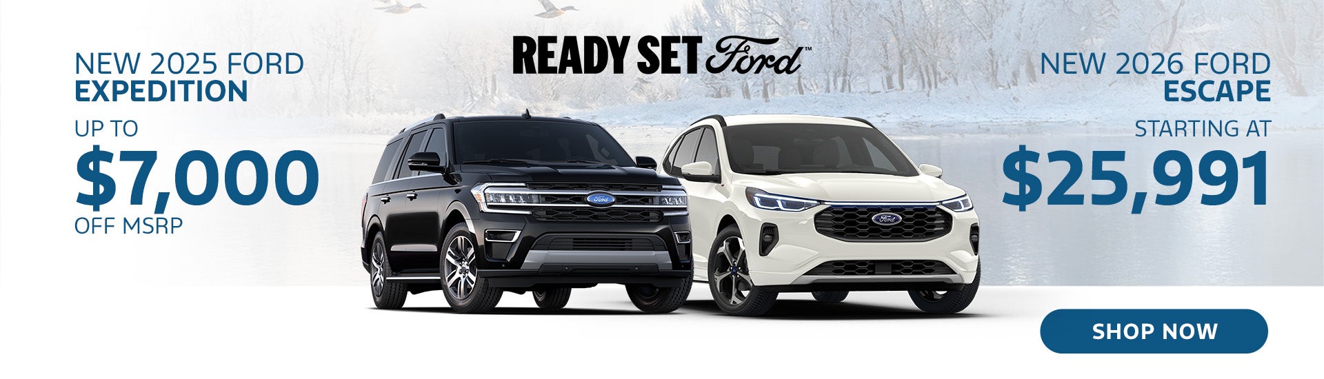 New 2025 Ford Expedition Up to $9,000 OFF MSRP 2026 Escape